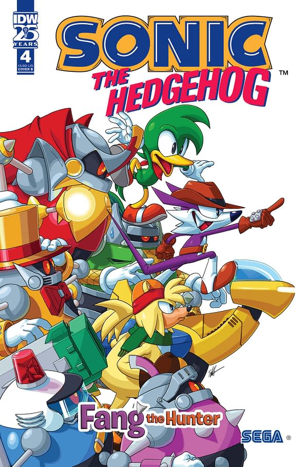 Cover image for Sonic the Hedgehog: Fang the Hunter #4 Variant B (McGrath)