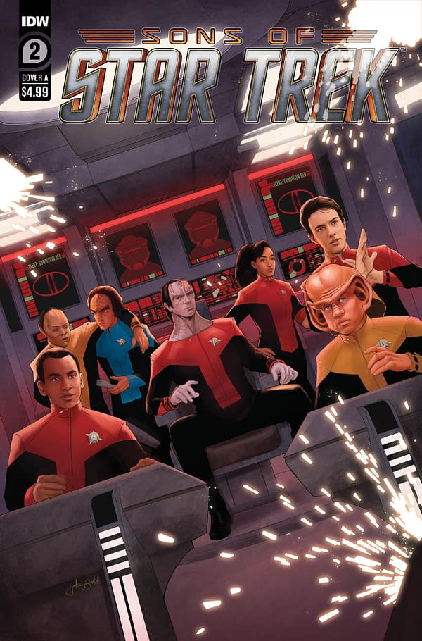 Cover image for STAR TREK: SONS OF STAR TREK #2 JAKE BARTOK COVER