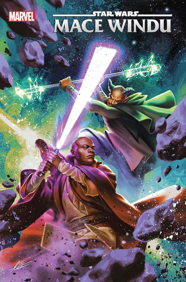 Cover image for STAR WARS: MACE WINDU #4 MATEUS MANHANINI COVER