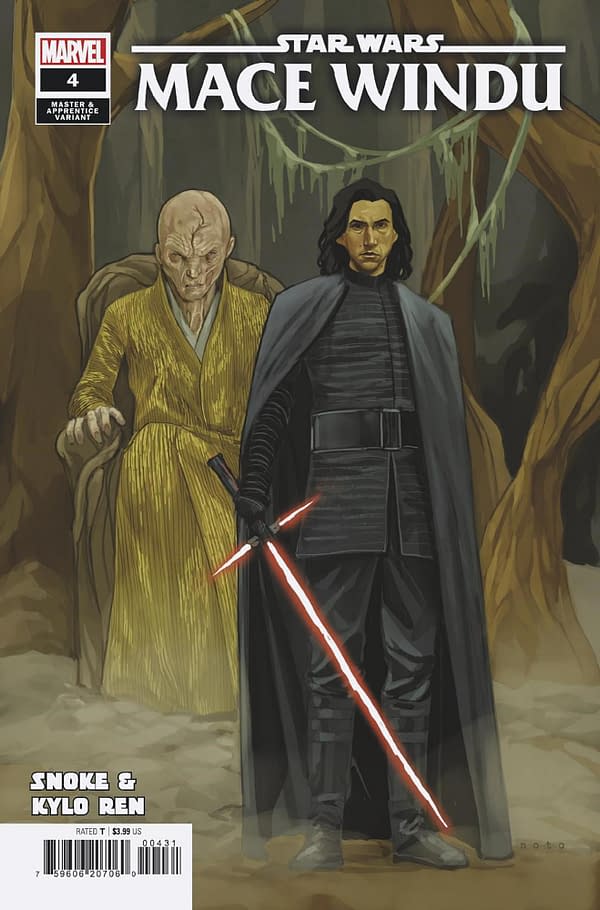 Cover image for STAR WARS: MACE WINDU #4 PHIL NOTO SNOKE & KYLO REN MASTER & APPRENTICE VARIANT