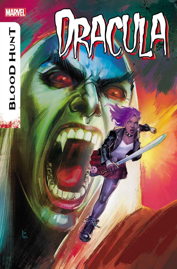 Cover image for DRACULA: BLOOD HUNT #1 ROD REIS COVER