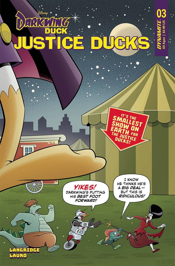 Cover image for JUSTICE DUCKS #3 CVR B LANGRIDGE