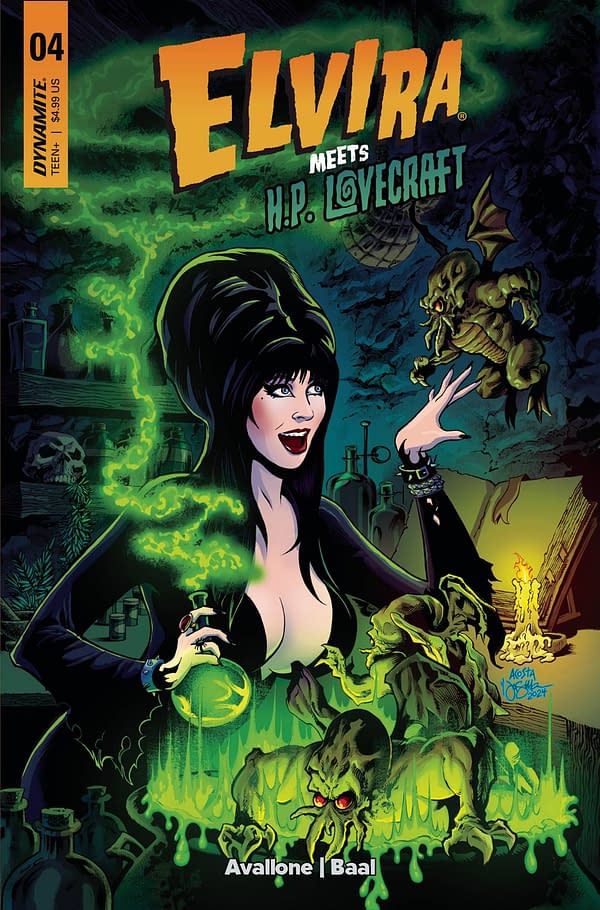 Cover image for Elvira Meets HP Lovecraft #4