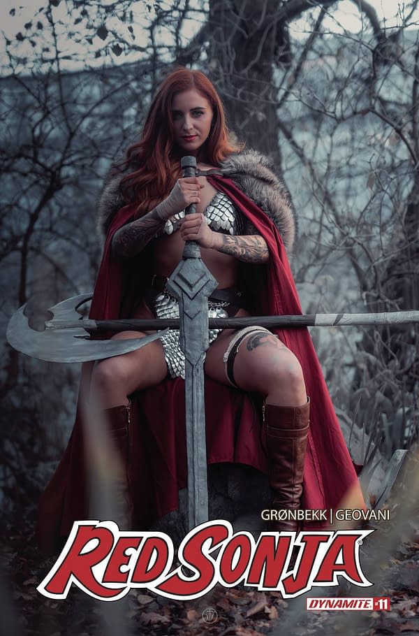 Cover image for RED SONJA 2023 #11 CVR E COSPLAY