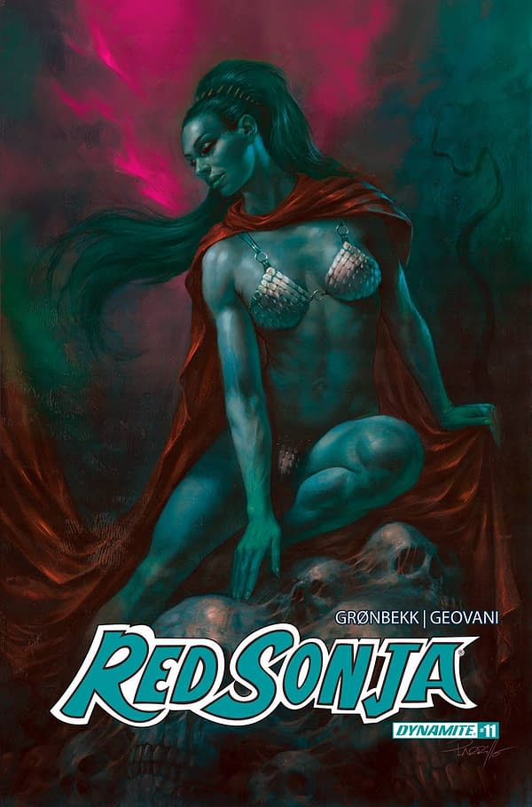 Cover image for RED SONJA 2023 #11 CVR M FOC PARRILLO ULTRAVIOLET