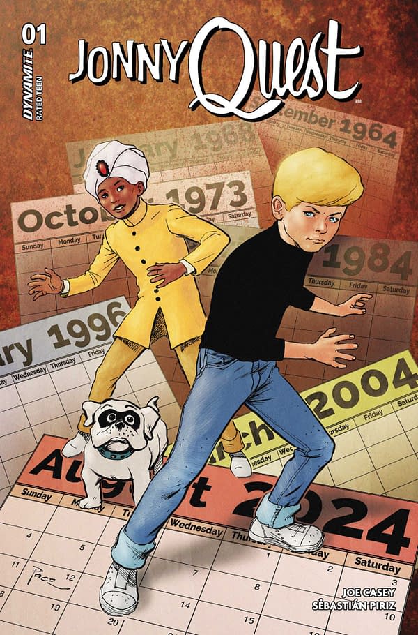 Joe Casey & Sebastián Piriz' Johnny Quest #1 Comic Launches in August