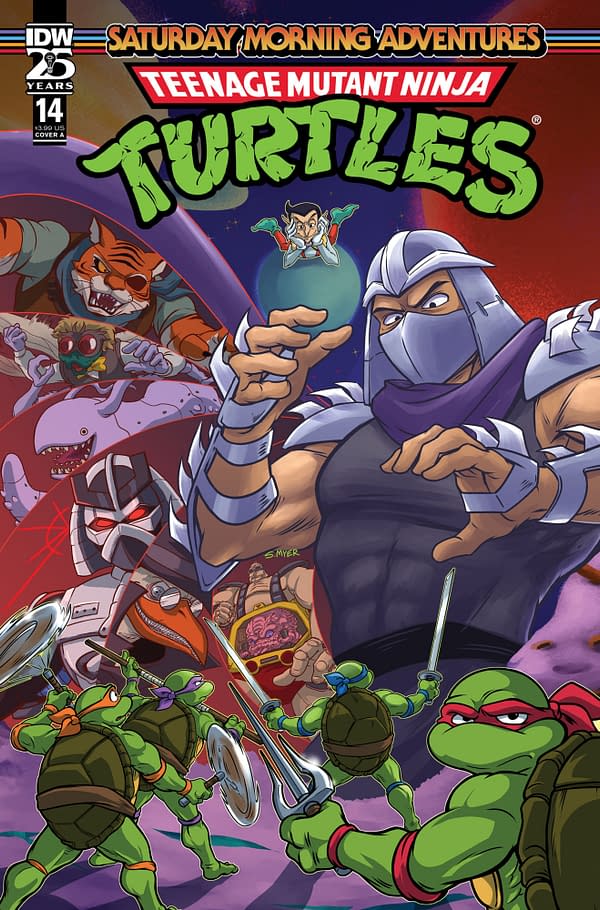 Cover image for TMNT: SATURDAY MORNING ADVENTURES CONTINUED #14 SARAH MYER COVER