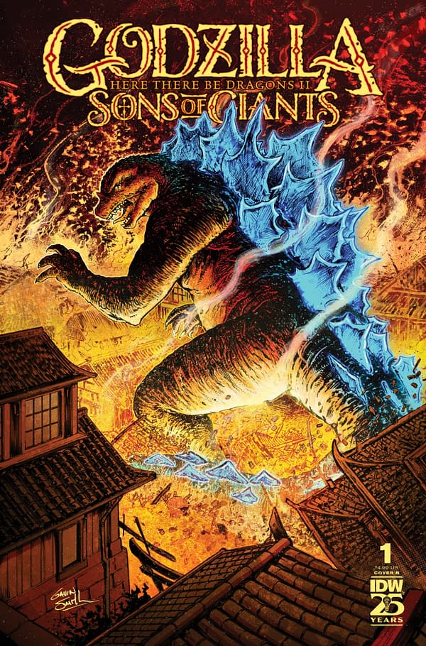 Cover image for Godzilla: Here There Be Dragons II--Sons of Giants #1 Variant B (Smith)