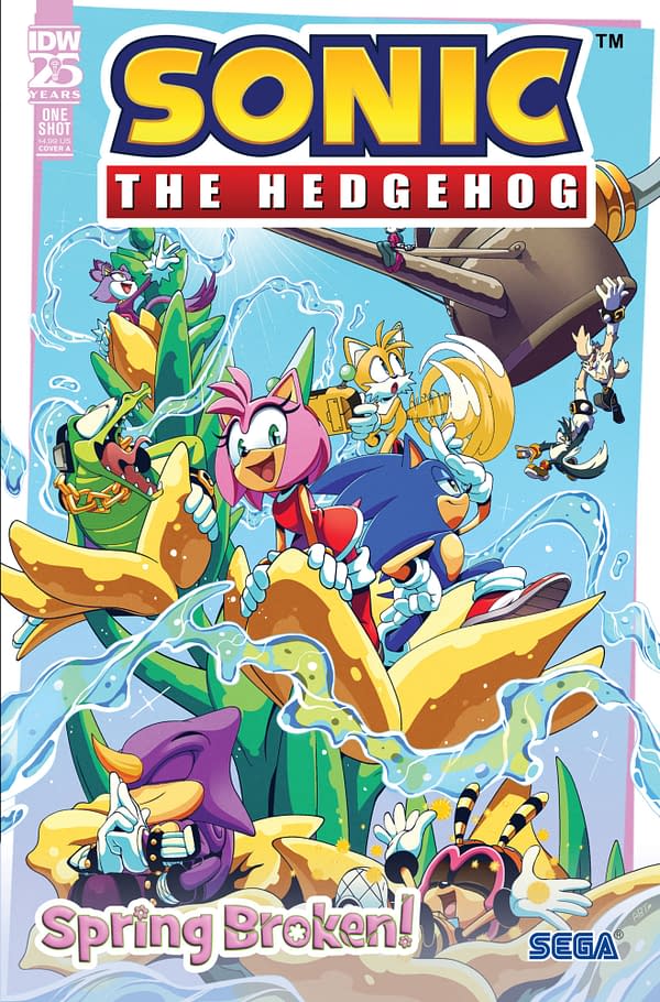 Cover image for SONIC THE HEDGEHOG: SPRING BROKEN #1 ADAM BRYCE THOMAS COVER