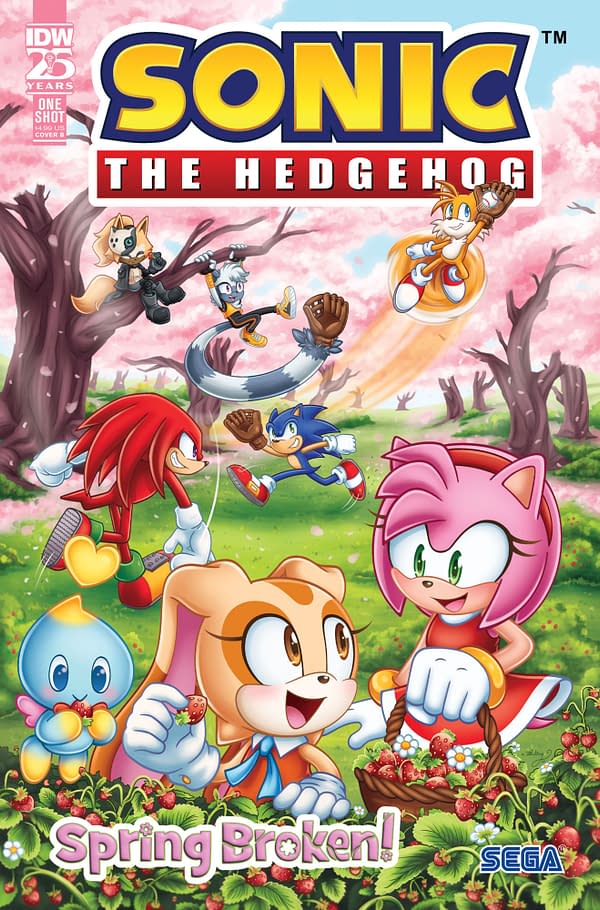 Cover image for Sonic the Hedgehog: Spring Broken! Variant B (Starling)