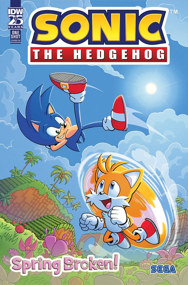 Cover image for Sonic the Hedgehog: Spring Broken! Variant RI (10) (Bulmer)