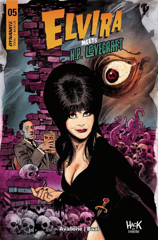 Cover image for ELVIRA MEETS HP LOVECRAFT #5 CVR C HACK