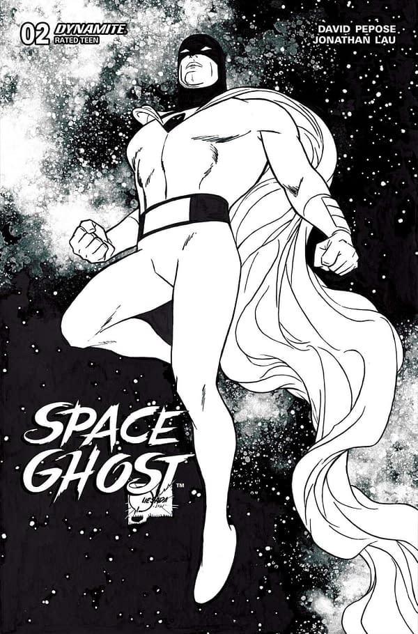 Cover image for SPACE GHOST #2 CVR U FOC QUESADA B&W ORIGINAL