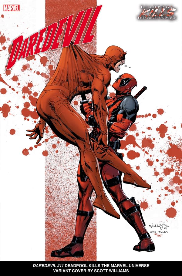 Cover image for DAREDEVIL #11 SCOTT WILLIAMS DEADPOOL KILLS THE MARVEL UNIVERSE VARIANT