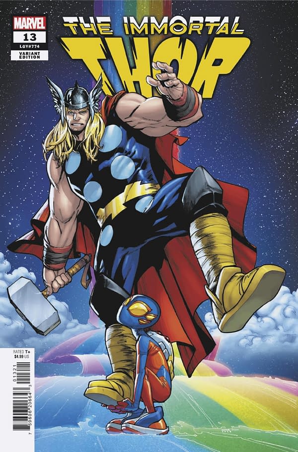 Cover image for IMMORTAL THOR #13 HUMBERTO RAMOS VARIANT [DPWX]