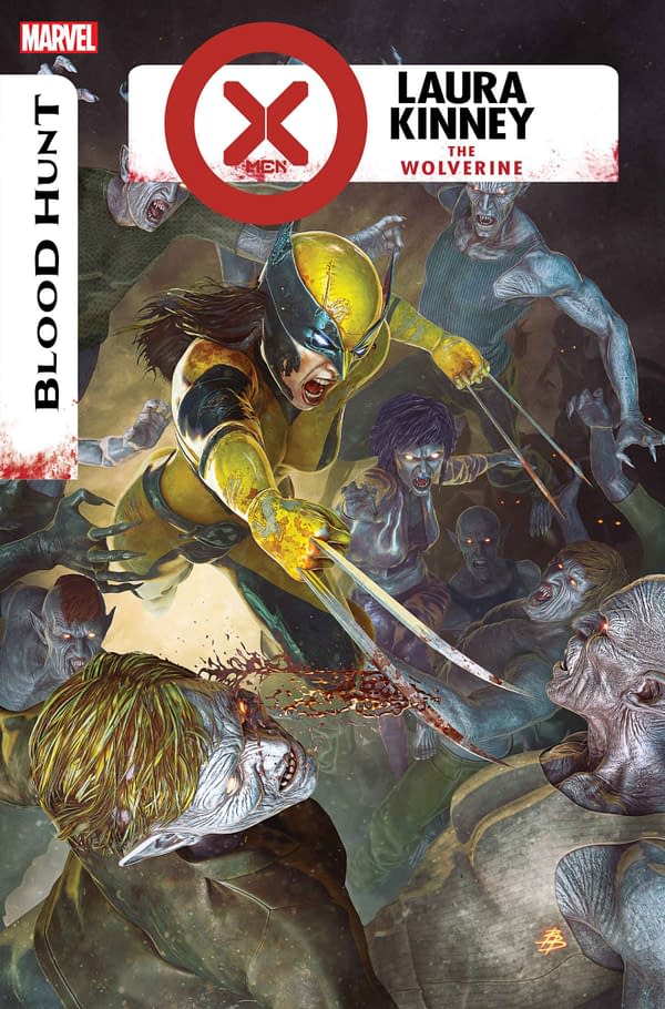 Cover image for X-MEN: BLOOD HUNT - LAURA KINNEY THE WOLVERINE #1 BJORN BARENDS COVER