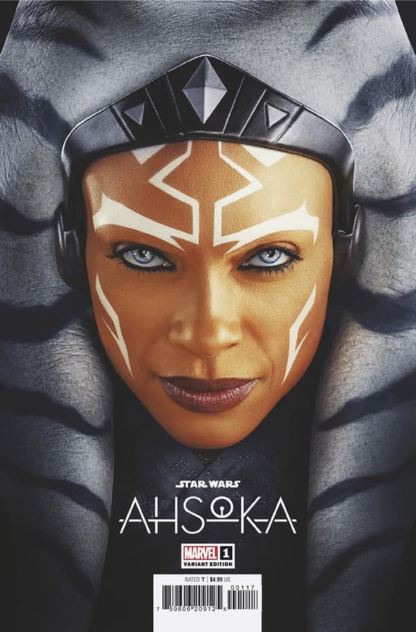 Cover image for STAR WARS: AHSOKA #1 TV VARIANT