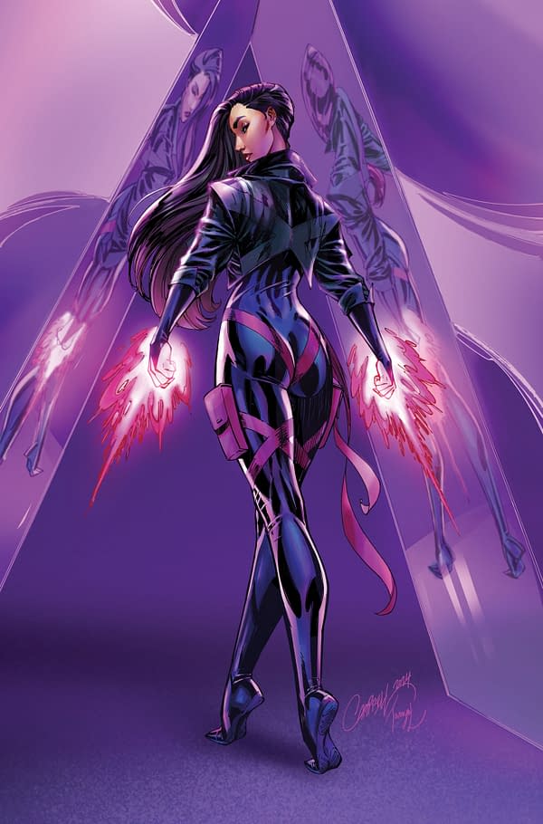 Cover image for X-MEN #1 J. SCOTT CAMPBELL PSYLOCKE VIRGIN VARIANT