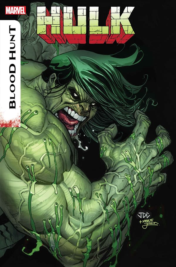 Cover image for INCREDIBLE HULK: BLOOD HUNT #1 JOSHUA CASSARA COVER