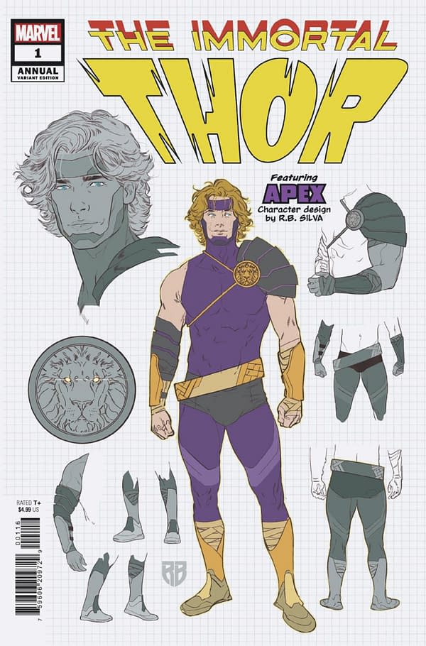 Cover image for IMMORTAL THOR ANNUAL #1 R.B. SILVA DESIGN VARIANT [IW]