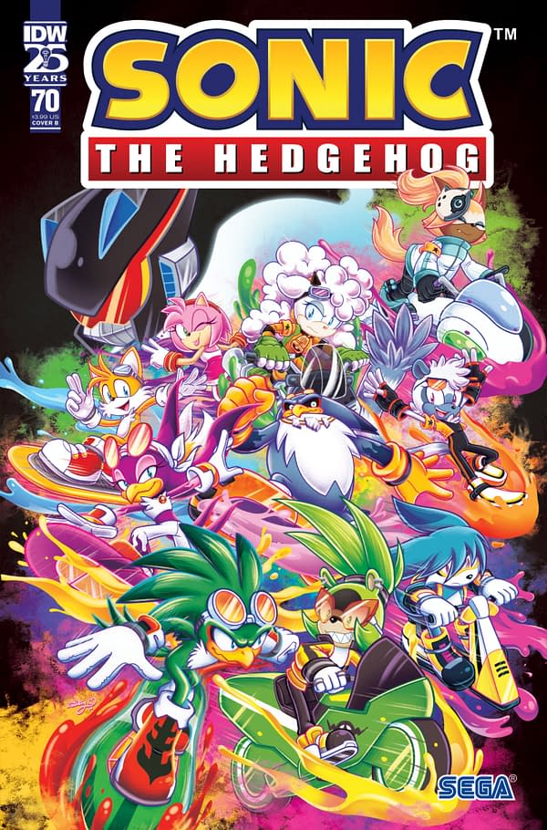 Cover image for Sonic the Hedgehog #70 Variant B (Starling)