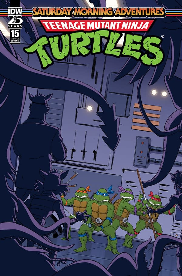Cover image for TMNT: SATURDAY MORNING ADVENTURES CONTINUED #15 DAN SCHOENING COVER
