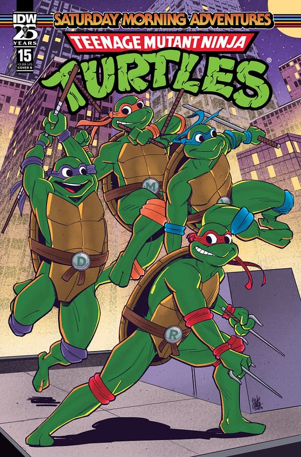 Cover image for Teenage Mutant Ninja Turtles: Saturday Morning Adventures #15 Variant B (Cunha)
