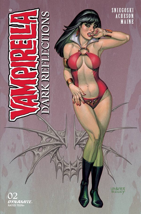 Cover image for VAMPIRELLA DARK REFLECTIONS #2 CVR C LINSNER