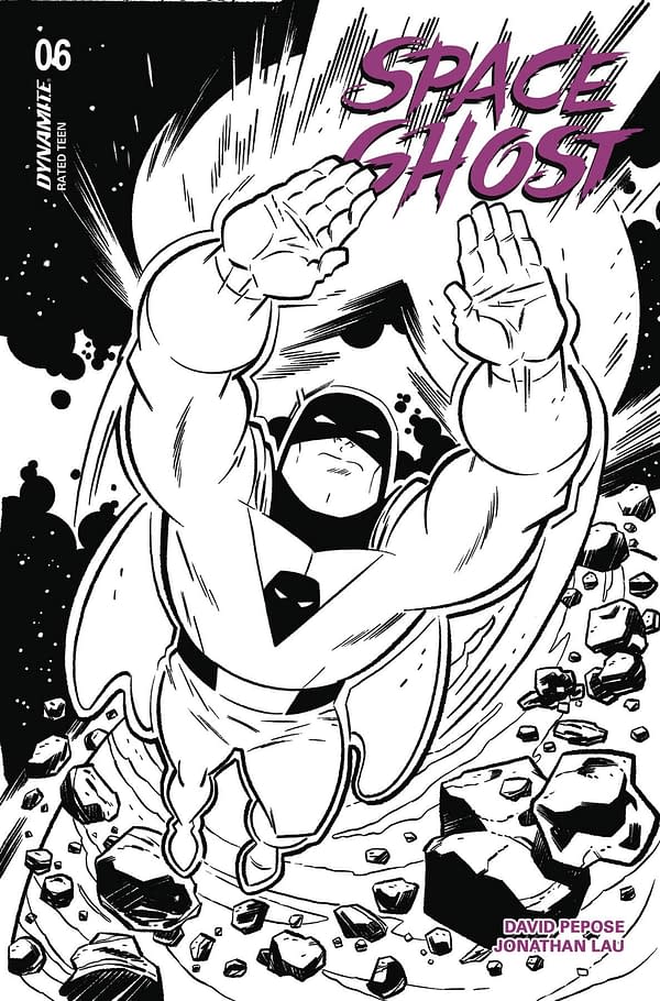 Cover image for SPACE GHOST #6 CVR I 20 COPY INCV MARQUES & BONE LINE ART (C