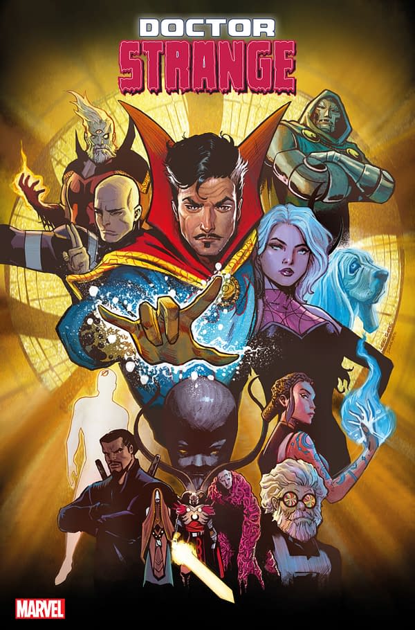 Cover image for DOCTOR STRANGE #18 LEE GARBETT VARIANT