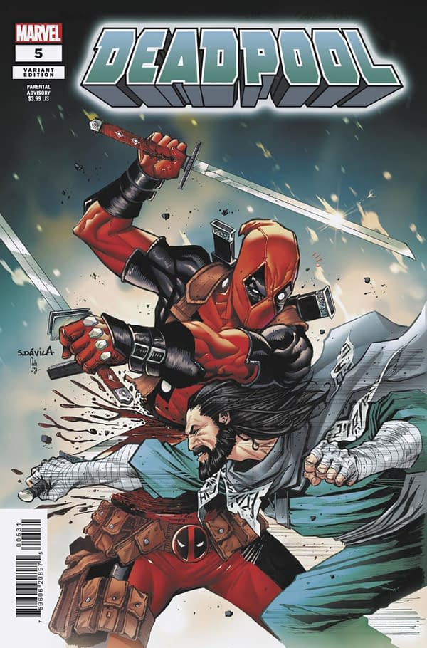 Cover image for DEADPOOL #5 SERGIO DAVILA VARIANT