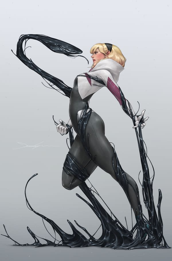 Cover art for SPIDER-GWEN: THE GHOST-SPIDER #4 JEEHYUNG LEE VIRGIN VARIANT