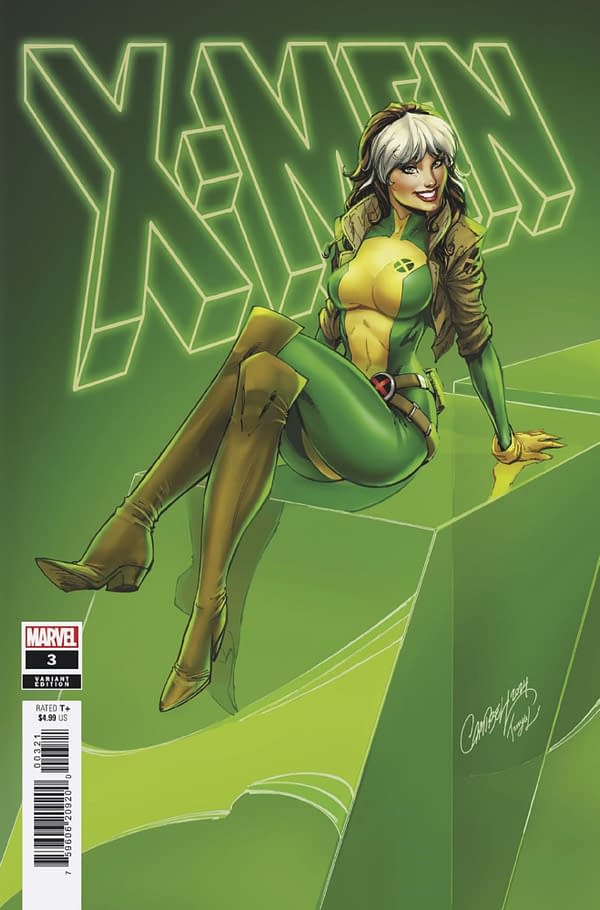 Cover art for X-MEN #3 J. SCOTT CAMPBELL ROGUE VARIANT