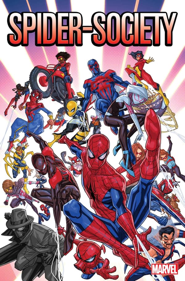 Cover image for SPIDER-SOCIETY #1 PETE WOODS COVER