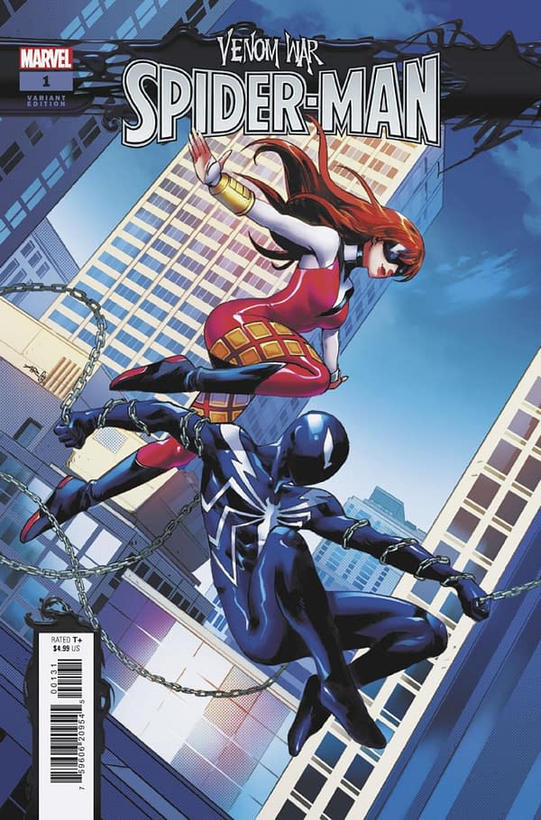 Cover image for VENOM WAR: SPIDER-MAN #1 ANAND RAMCHERON VARIANT [VW]