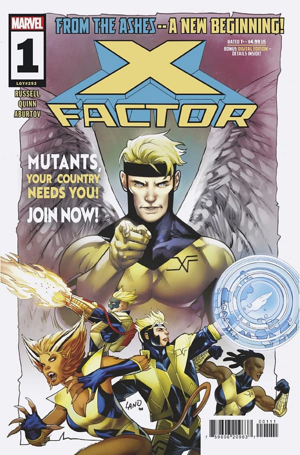 Cover image for X-FACTOR #1 GREG LAND COVER