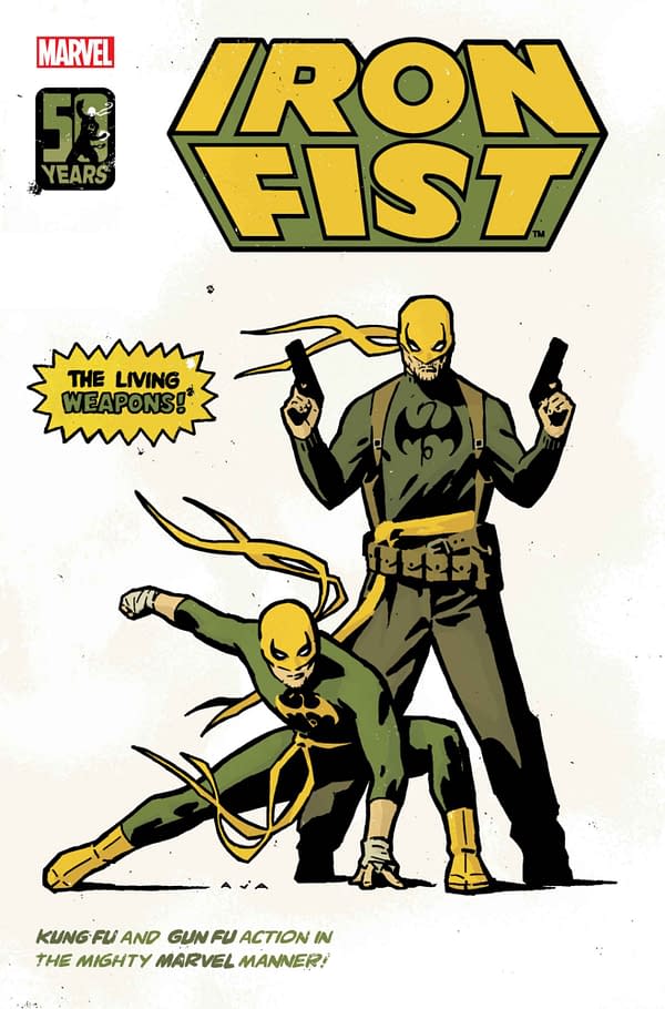 Cover image for IRON FIST 50TH ANNIVERSARY SPECIAL #1 DAVID AJA VARIANT