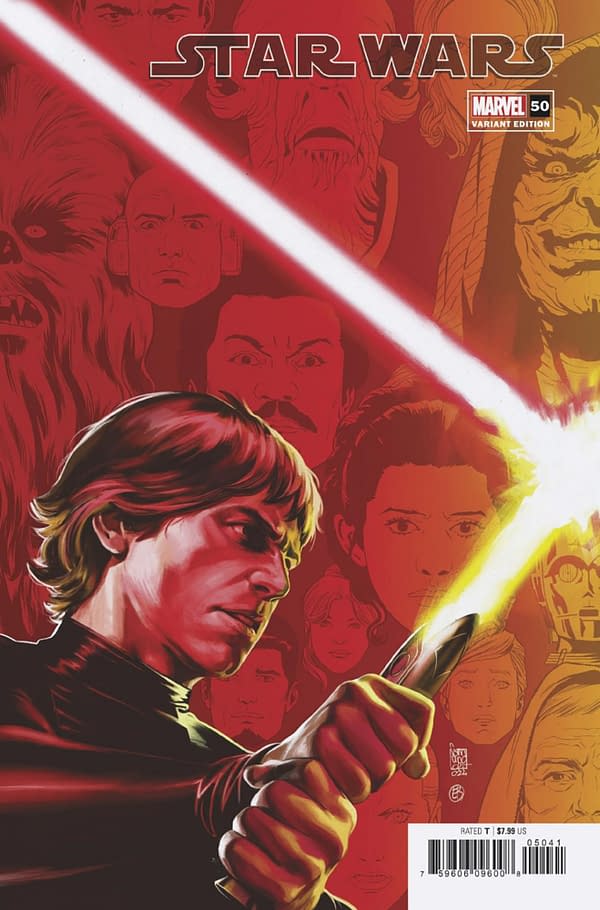 Cover image for STAR WARS #50 GIUSEPPE CAMUNCOLI CONNECTING VARIANT