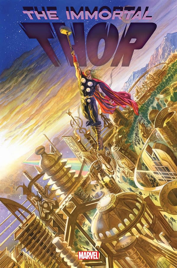 Cover image for IMMORTAL THOR #15 ALEX ROSS COVER