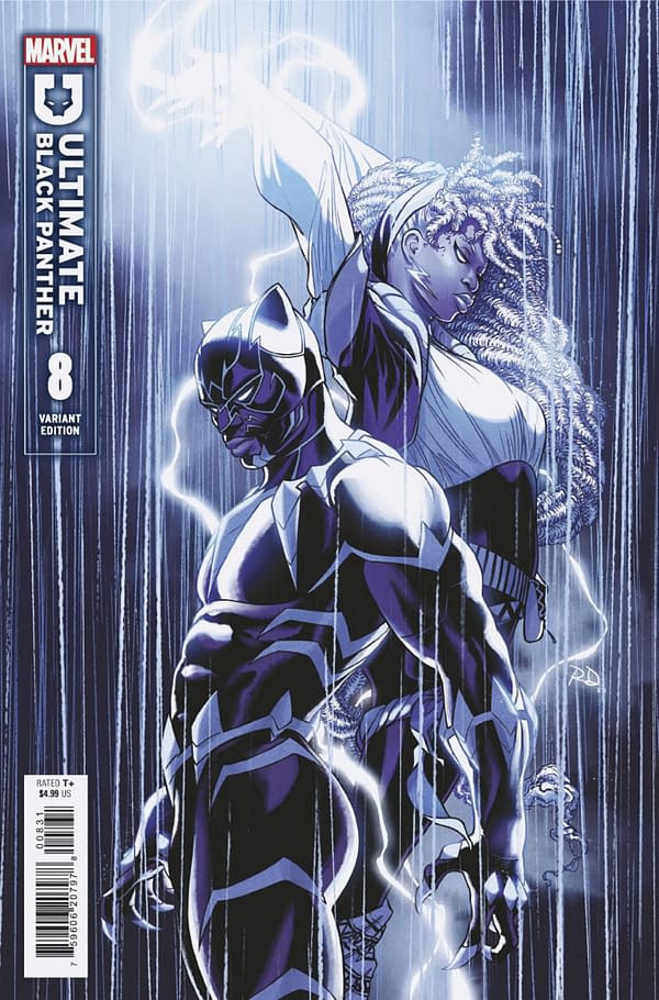 Cover image for ULTIMATE BLACK PANTHER #8 RUSSELL DAUTERMAN VARIANT