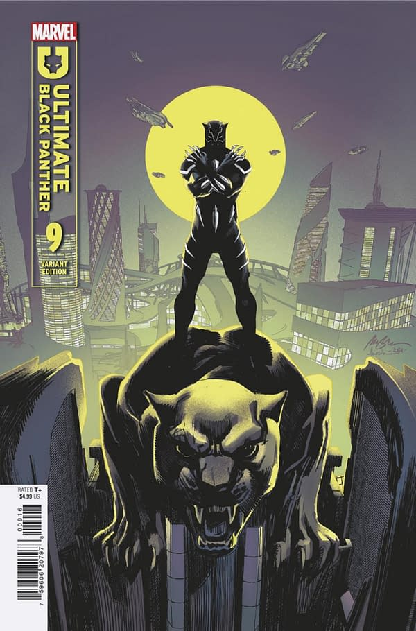 Cover image for ULTIMATE BLACK PANTHER #9 RAFAEL ALBUQUERQUE VARIANT