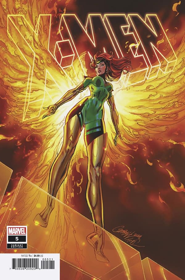 Cover image for X-MEN #5 J. SCOTT CAMPBELL JEAN GREY VARIANT