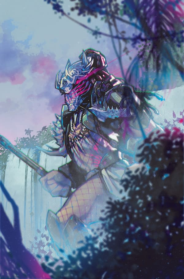 Cover image for PREDATOR VS. BLACK PANTHER #2 ROSE BESCH VIRGIN VARIANT