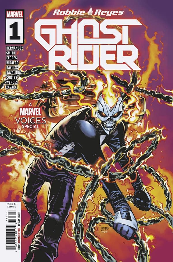 Cover image for GHOST RIDER: ROBBIE REYES SPECIAL #1 HUMBERTO RAMOS COVER