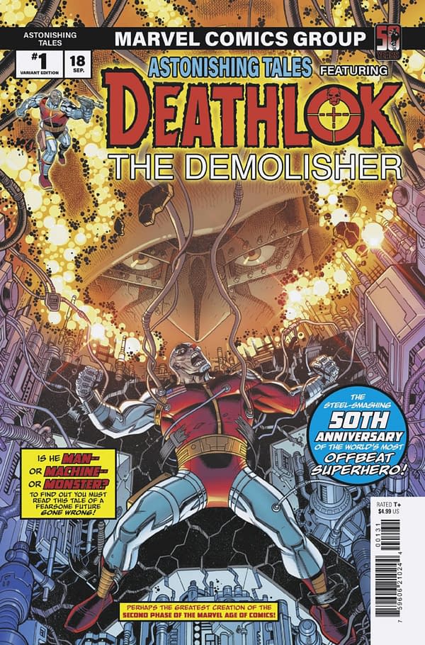 Cover image for DEATHLOK 50TH ANNIVERSARY SPECIAL #1 NICK BRADSHAW VARIANT