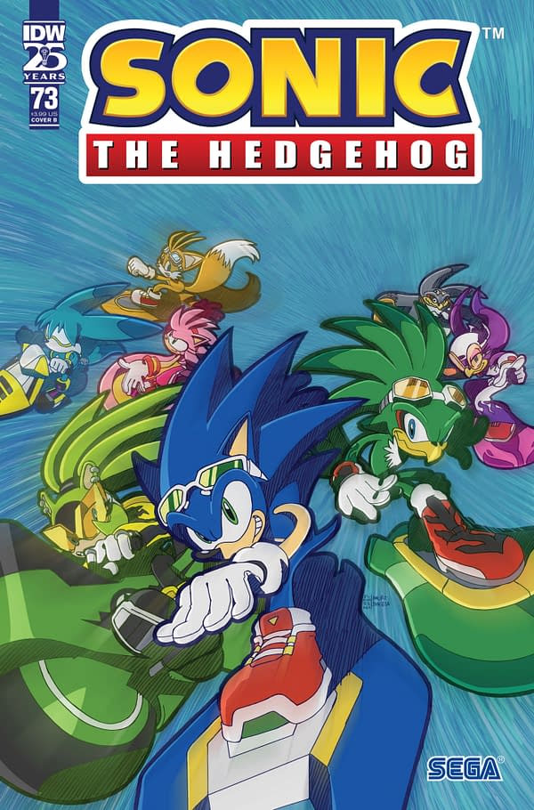 Cover image for Sonic the Hedgehog #73 Variant B (Fonseca)