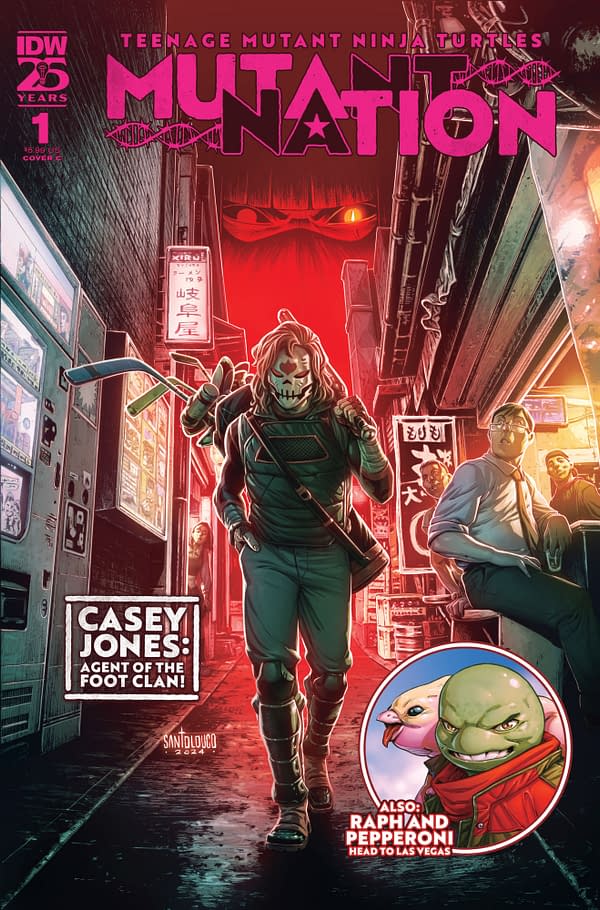 Cover image for Teenage Mutant Ninja Turtles: Mutant Nation #1 Variant C (Santolouco)