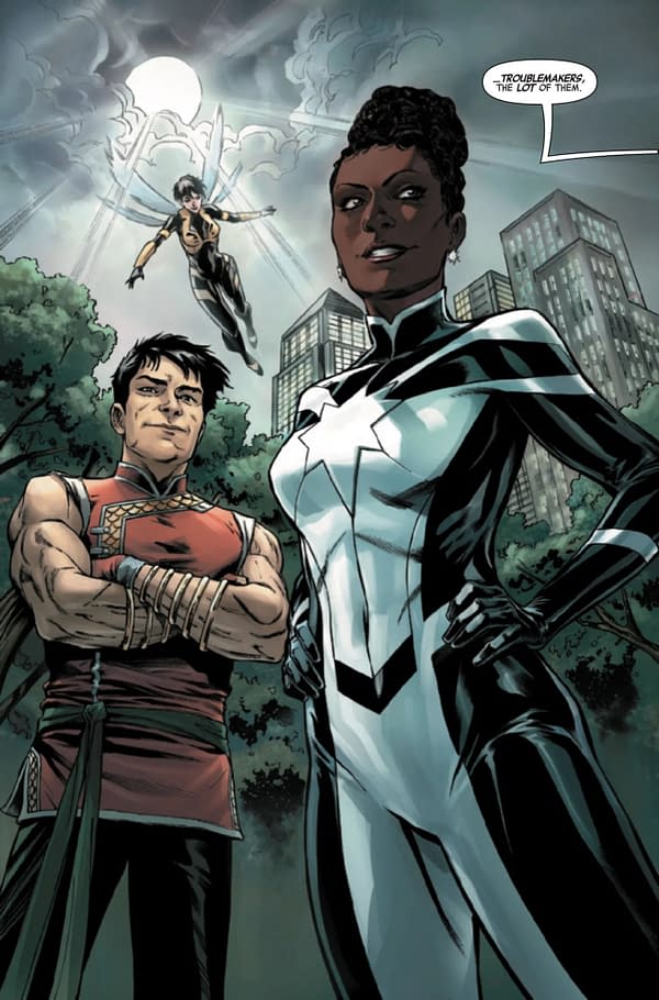 Interior preview page from AVENGERS ASSEMBLE #1 LEINIL YU COVER