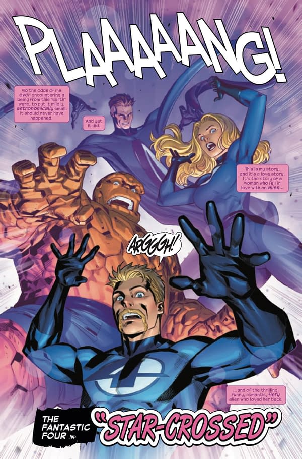 Interior preview page from FANTASTIC FOUR #25 JOSHUA CASSARA COVER