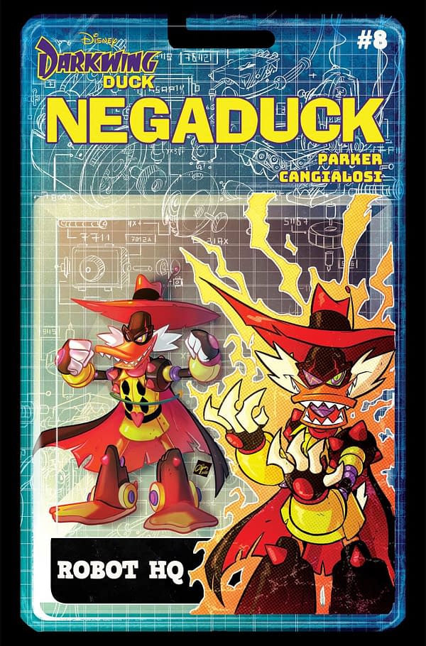 Cover image for NEGADUCK #8 CVR E ACTION FIGURE